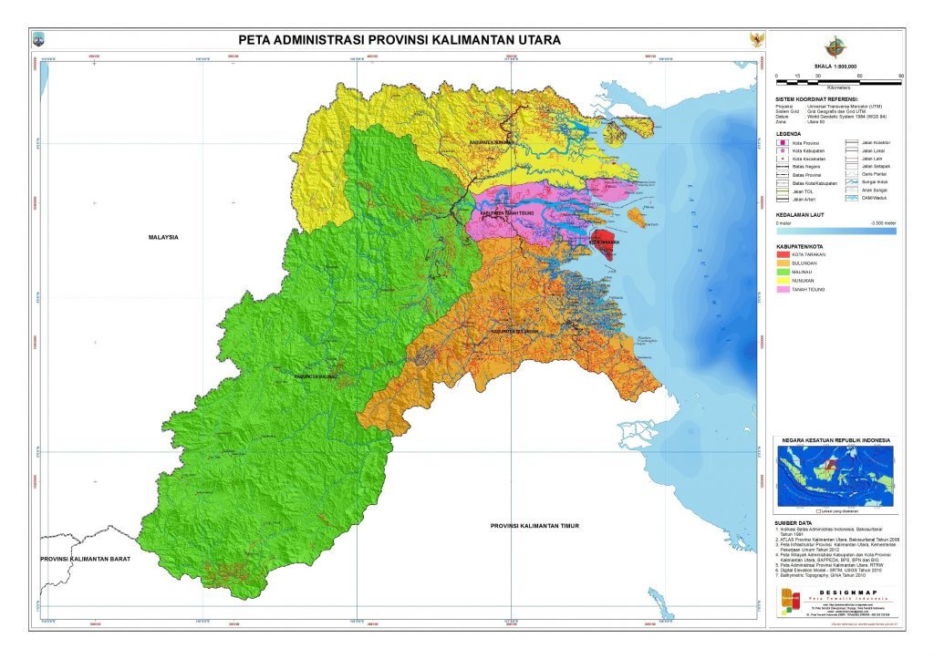 peta-administrasi-kalimantan-utara peta-administrasi-kalimantan-utara