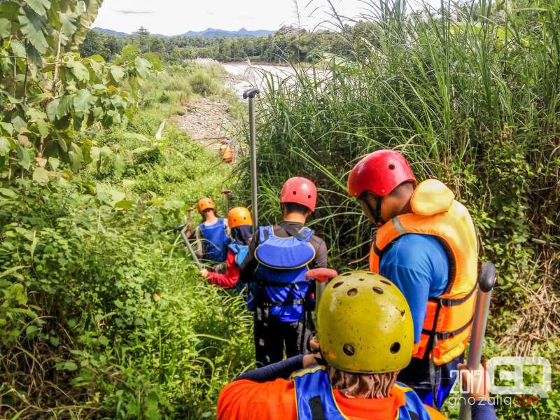 arung jeram rafting sungai bogowonto purworejo wisata jawa tengah