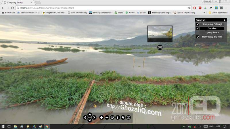 Virtual Tour 360 Kampung Pelangi, Desa Wisata Bejalen