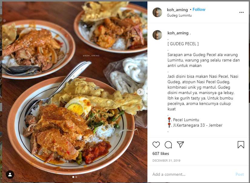You are currently viewing 5 Tempat Kuliner Andalan di Jember, Sajikan Gudeg Pecel sampai Olahan Seafood